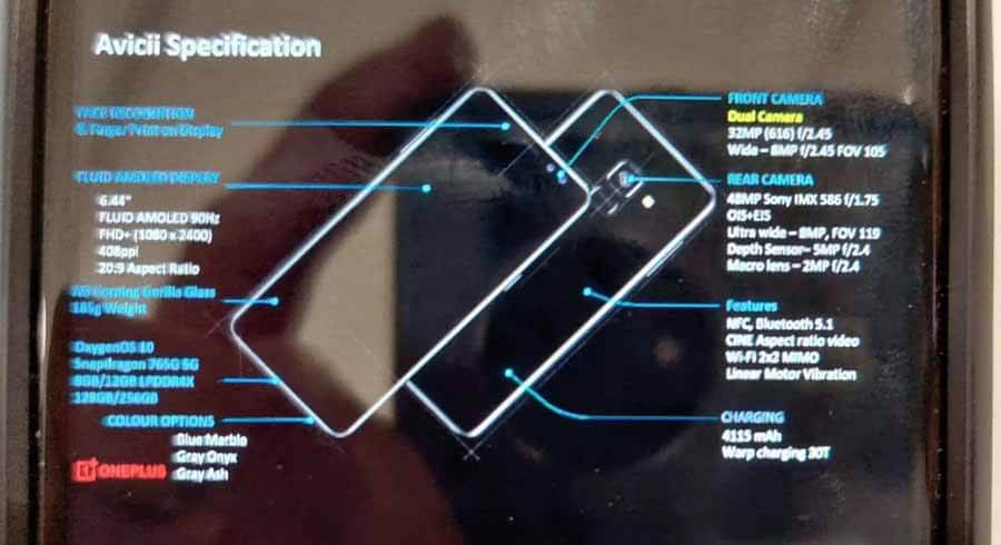 OnePlus Nord Presentation Slide Leak