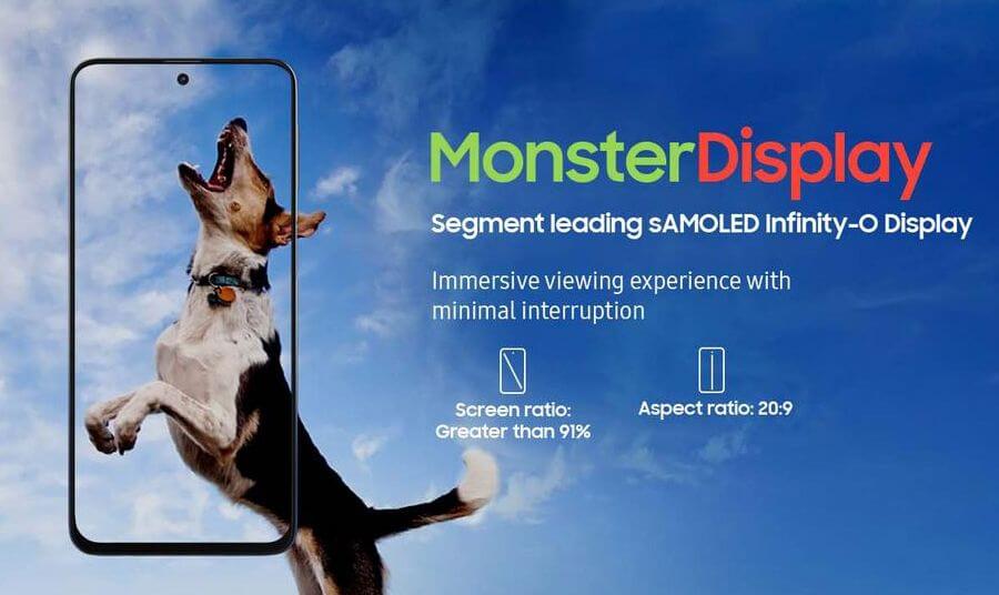 Samsung Galaxy M31s - InfinityO Display