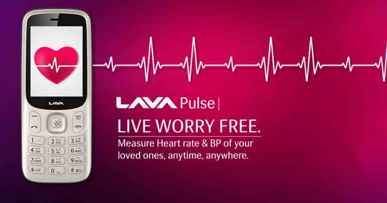 Lava Pulse launched specs feature price Nepal blood pressure heart beat sensor