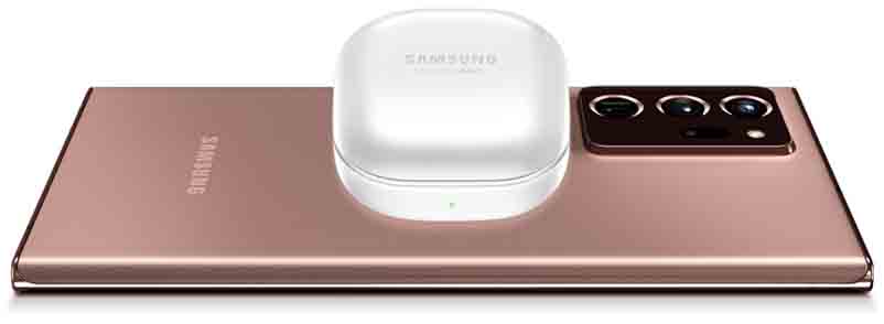 Samsung Galaxy Buds Live wireless charging