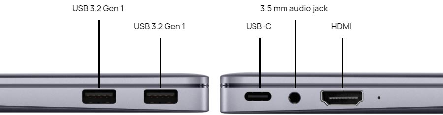 Huawei MateBook 14 2021 Ports