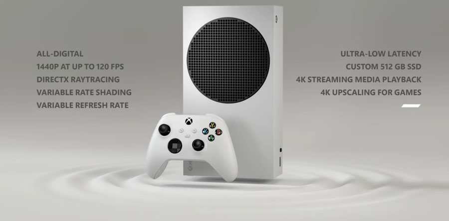 Microsoft Xbox Series S features key