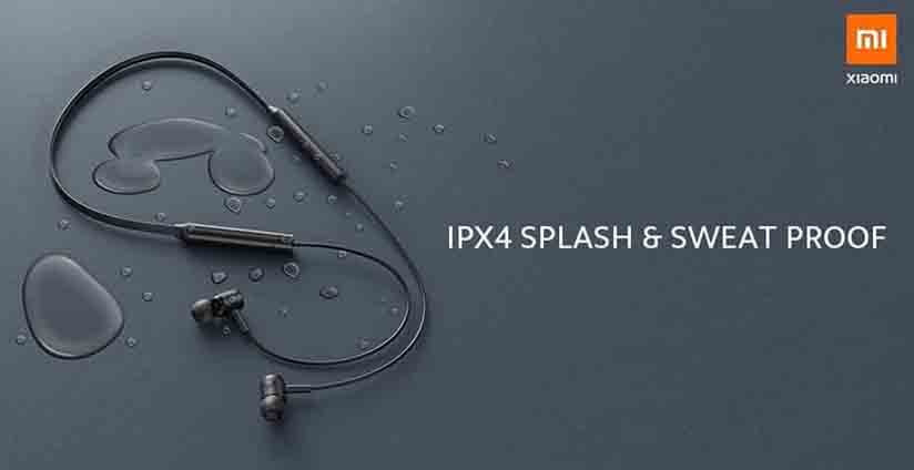 Redmi SonicBass Wireless Earphones IPX4 rating
