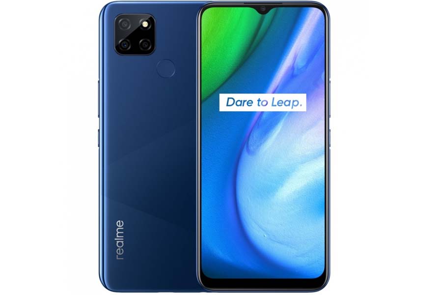 realme V3 screen camera