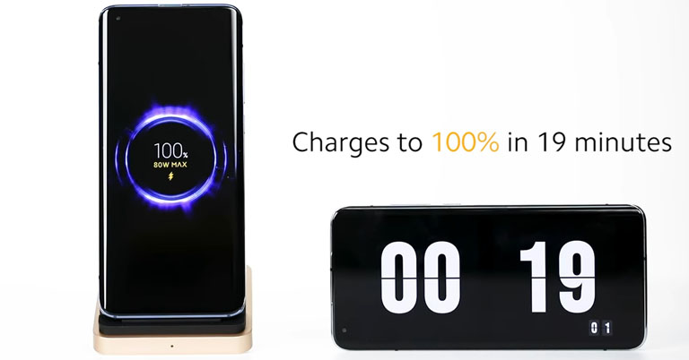 Xiaomi 80W Mi Wireless Charging Technology Announced fastest