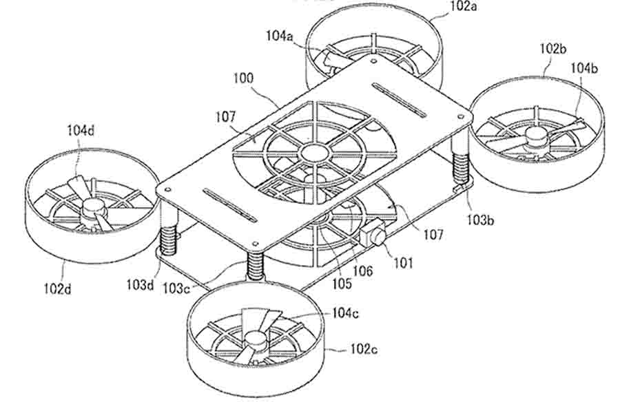 Sony Drone patent