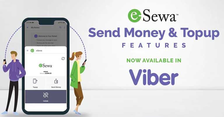 Esewa Viber Topup Service partnership