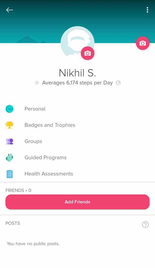 Fitbit App - Profile