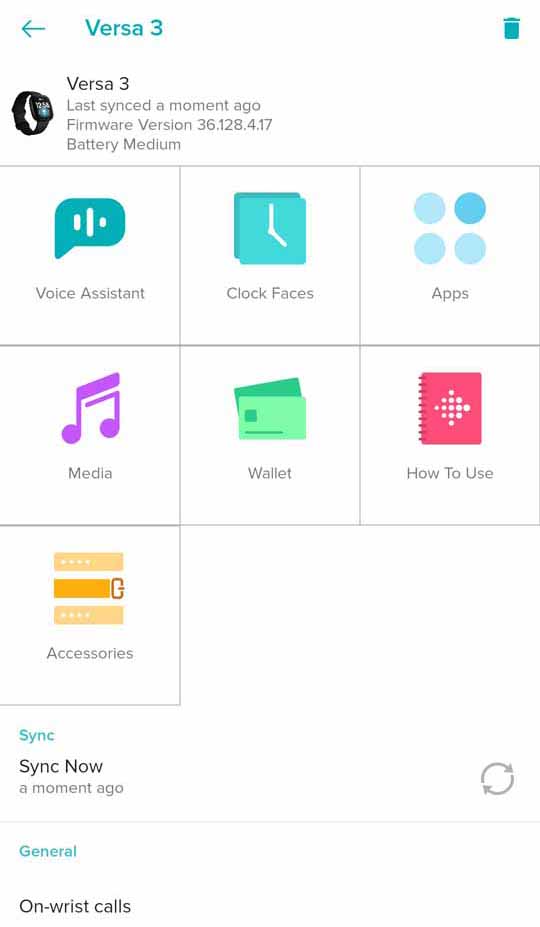 Fitbit App - Settings