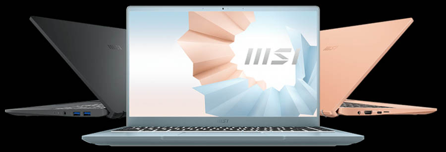 MSI Modern Laptops Design