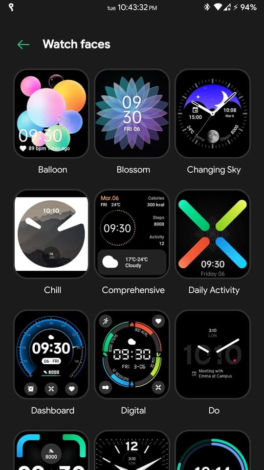 OPPO Watch - Watch faces 1
