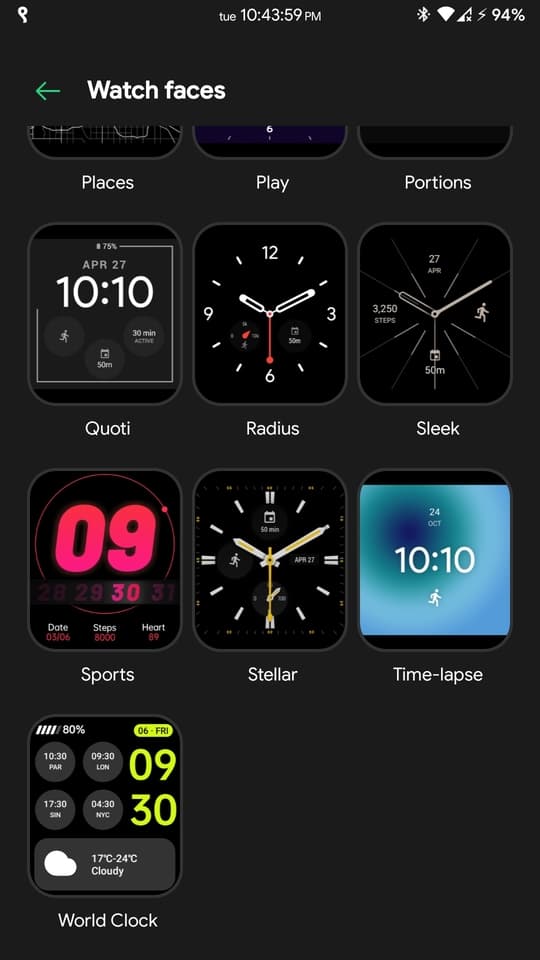 OPPO Watch - Watch faces 3