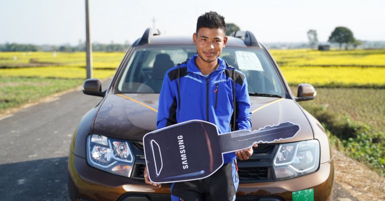 Samsung Bada Dashain Big Dhamaka 2020 grand prize winner