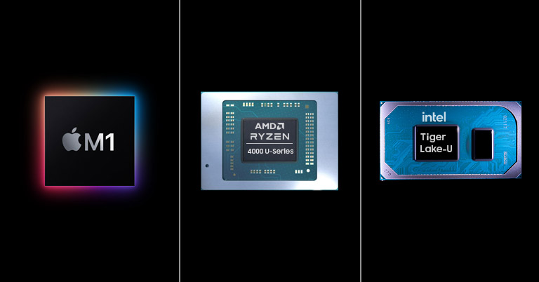 Apple M1 vs AMD Renoir vs Intel Tiger Lake CPU
