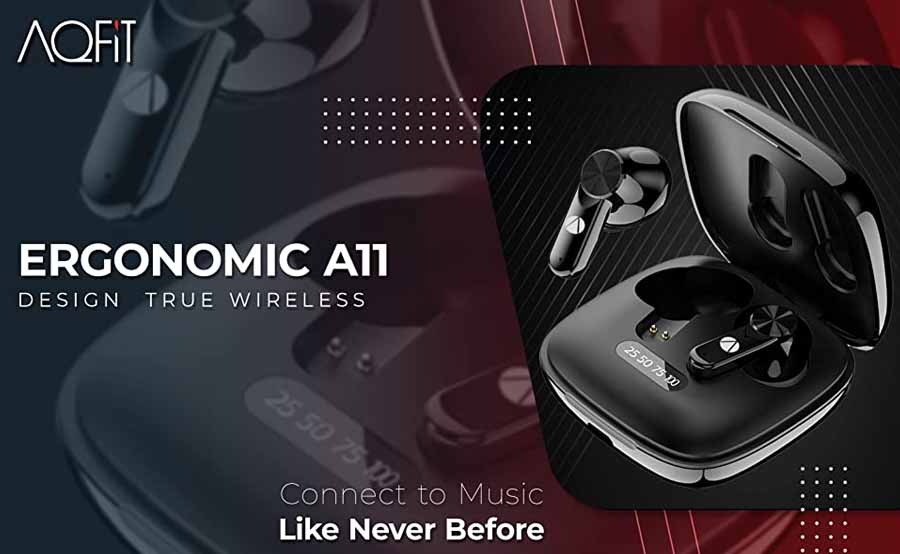AQFiT A11 TWS Earbuds - Design