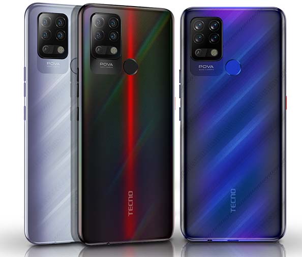 Tecno POVA color options