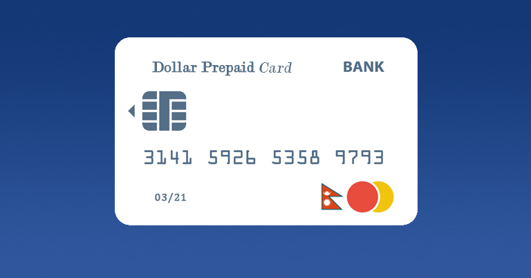 How to get dollar prepaid card in Nepal usd international payment