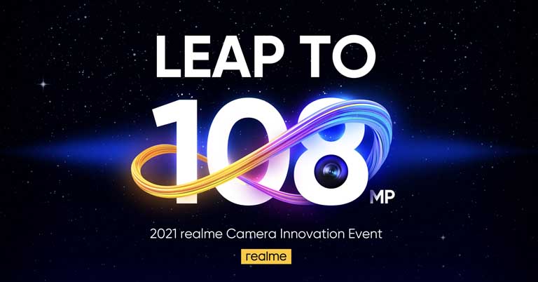 Realme 108MP camera event poster innovation Realme 8 Pro series