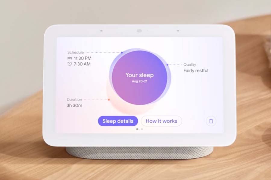 Second generation Nest Hub Sleep Tracking