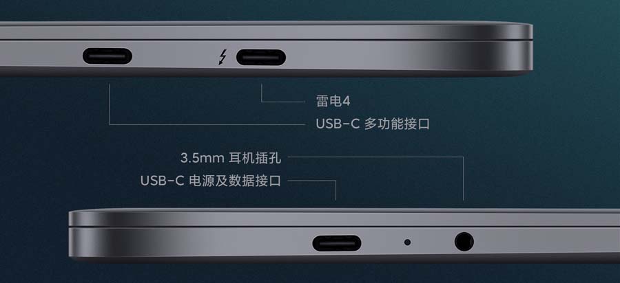 Xiaomi Laptop Pro 14 15 ports