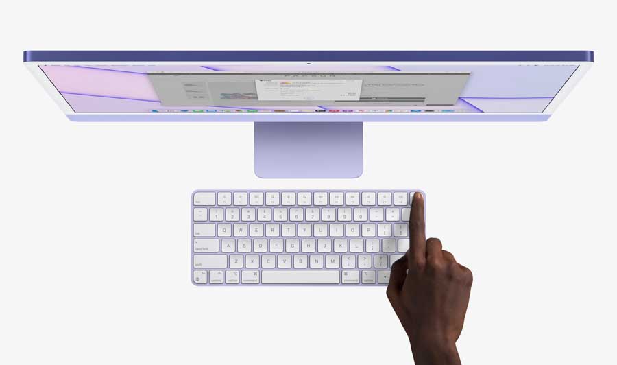 Apple iMac 24 (2021) - Keyboard Touch ID