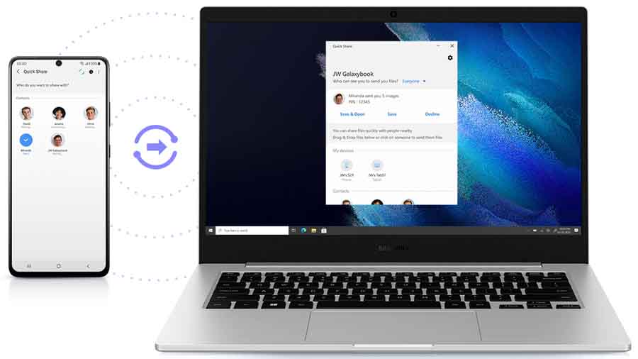 Galaxy Book Go in Samsung Ecosystem