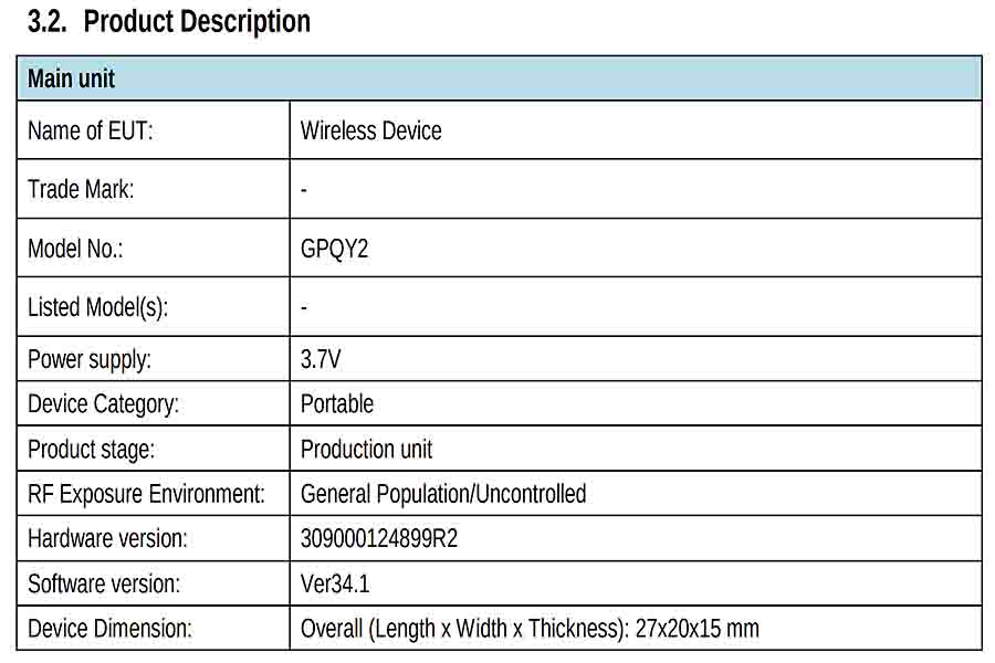 Google Pixel Buds A FCC Listing