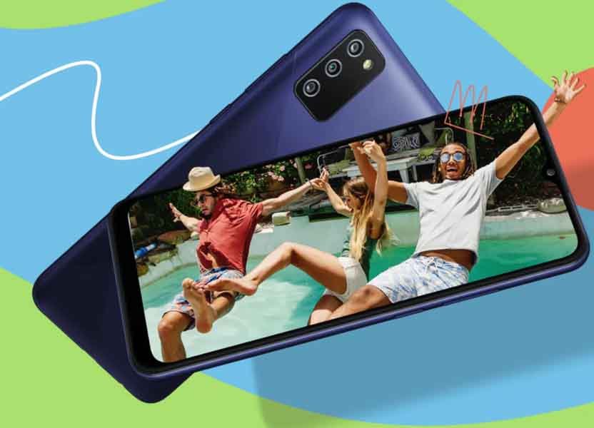 Samsung Galaxy F02s Display and Camera
