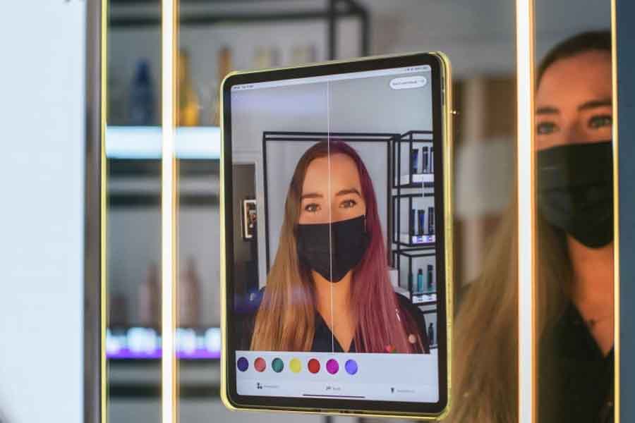 Use of Augmented Reality in Amazon Salon