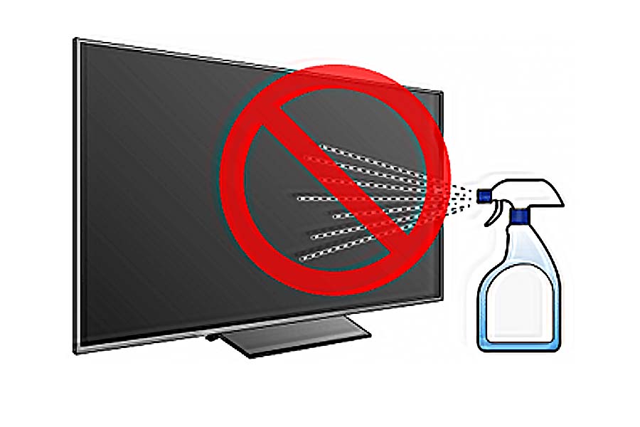 Ways not to use while cleaning TV how to clean