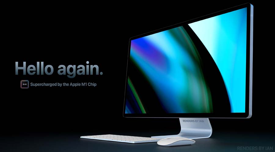 iMac 2021 Render by IAN