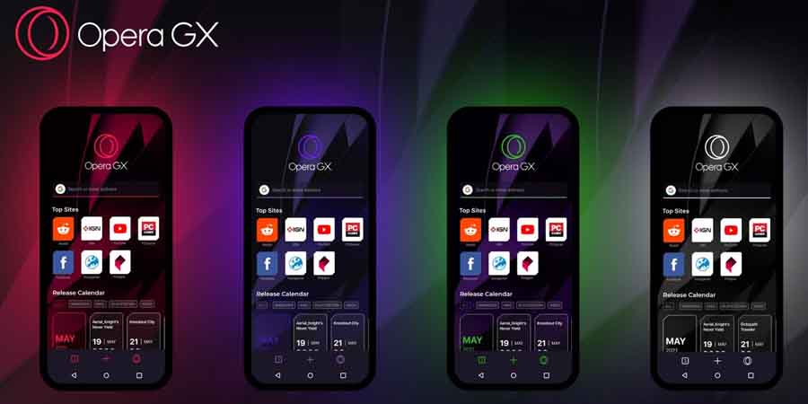 Opera GX Mobile Themes