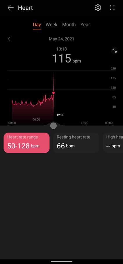 Huawei Health - Daily Heart Rate
