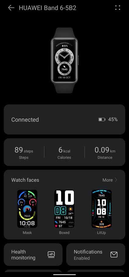 Huawei Health - UI 3
