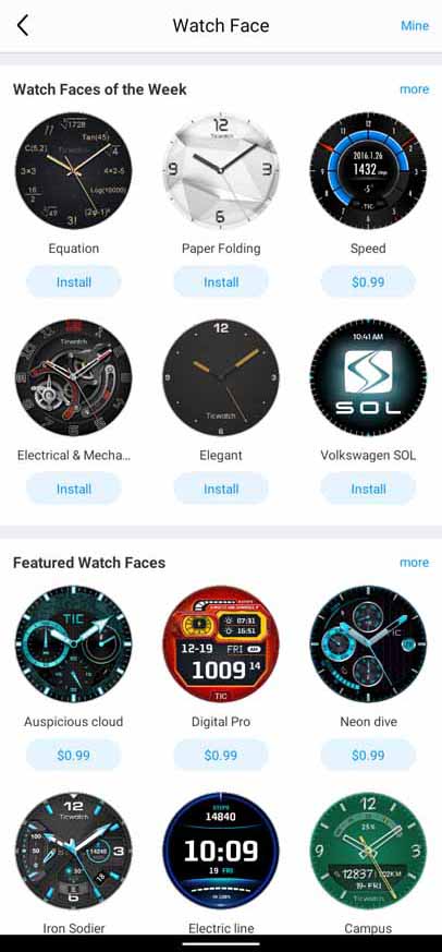 Mobvoi App - Watch Faces 1