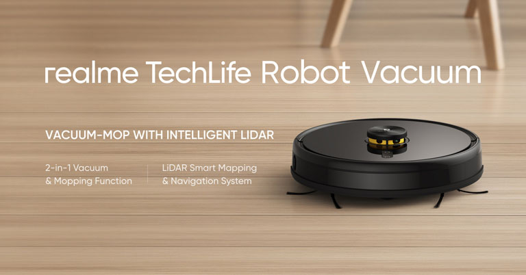 Realme TechLife Robot Vacuum Cleaner Price in Nepal Features Full Specifications Specs Availability