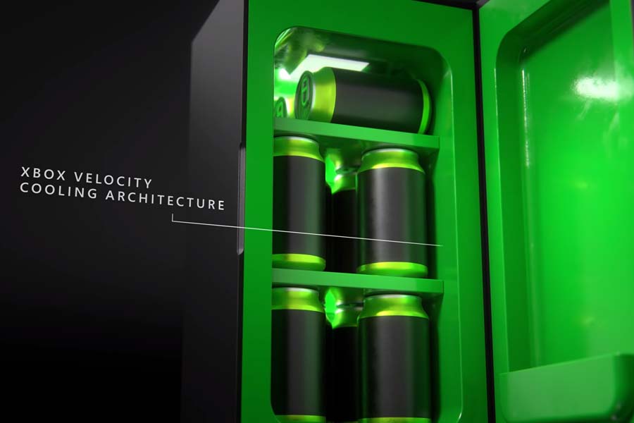 Xbox Series X mini fridge velocity cooling