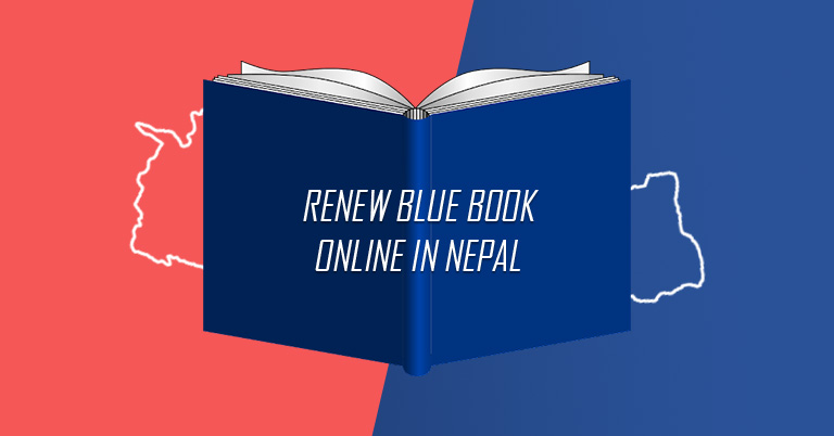Blue book renew online in Nepal nagarik app tmis