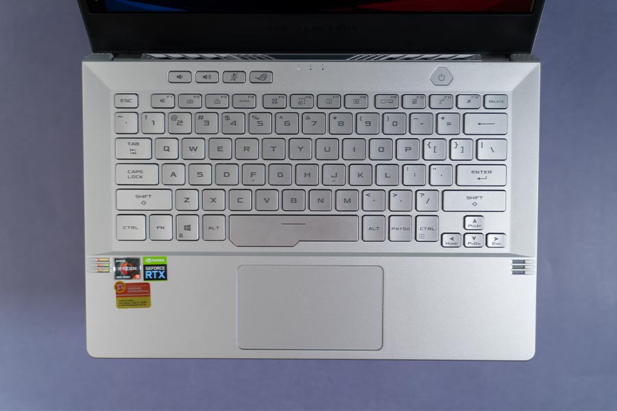 Asus ROG Zephyrus G14 2021 - Keyboard