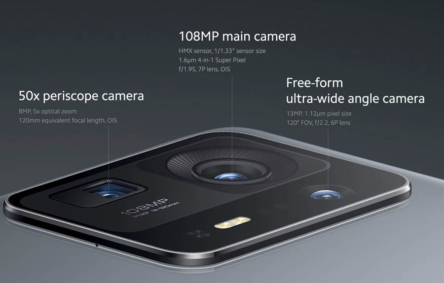 Xiaomi Mi Mix 4 - Cameras