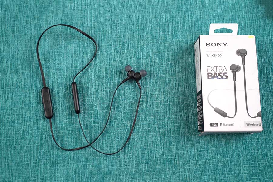 Sony WI-XB400 - Design Best Budget Bluetooth Neckbands in Nepal