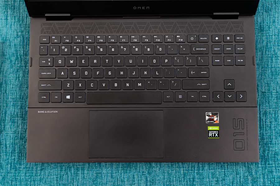 HP Omen 15 2021 - Keyboard - Trackpad