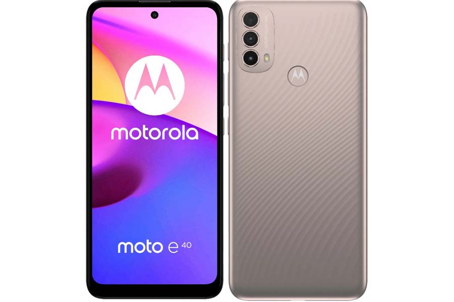 Motorola Moto E40 Design and Display