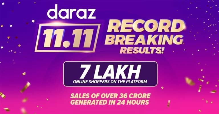 Daraz 11.11 sales record