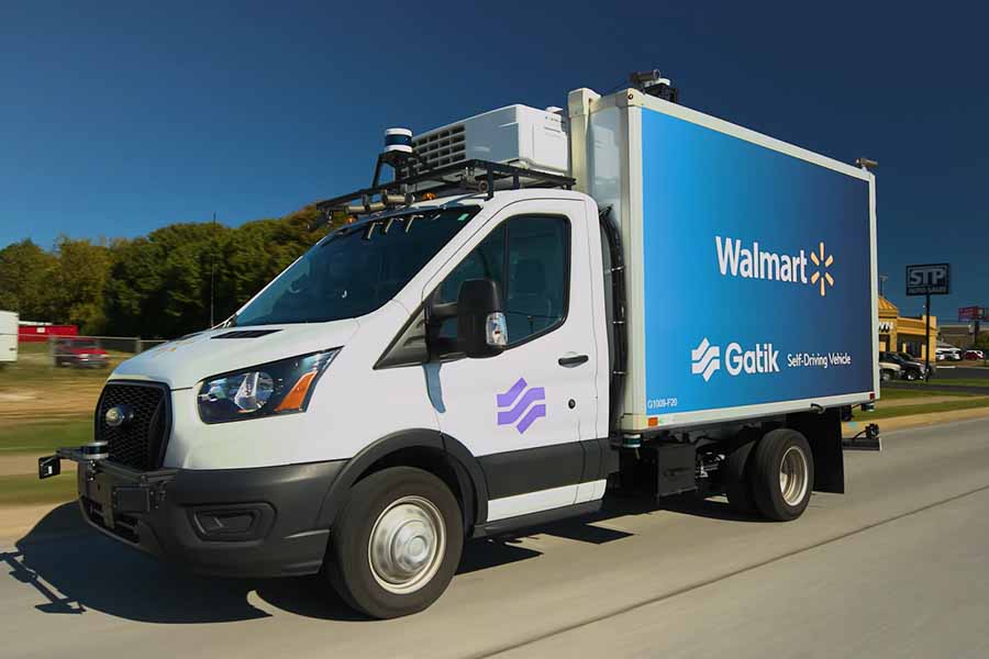 Gatik self autonomous delivery truck