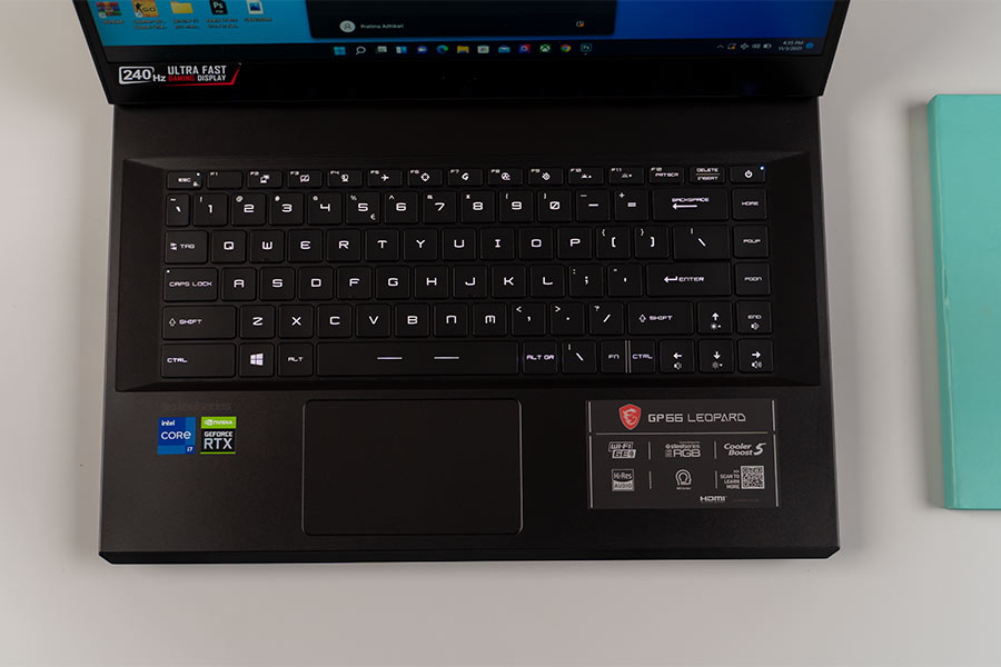 MSI GP66 Leopard 11UG - Keyboard