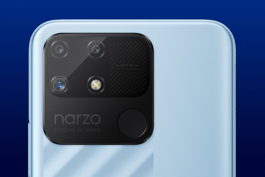 Realme Narzo 50A AI Matrix Camera Setup