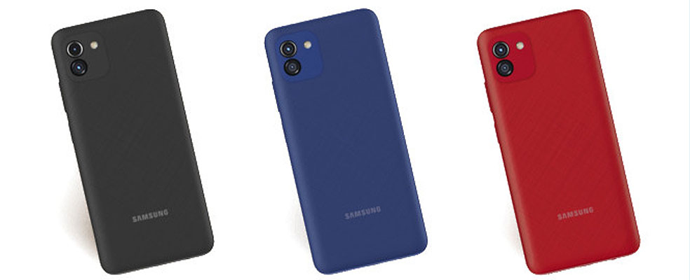 Samsung Galaxy A03 Design and Camera