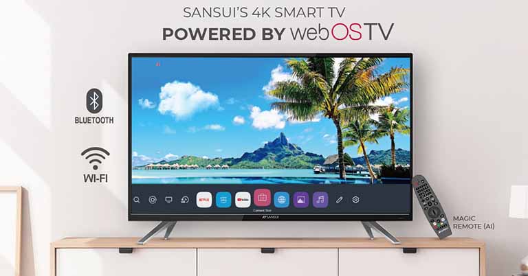 Sansui webOS 55U803W 43S803W TV Price Nepal Specs Features Availability Launch