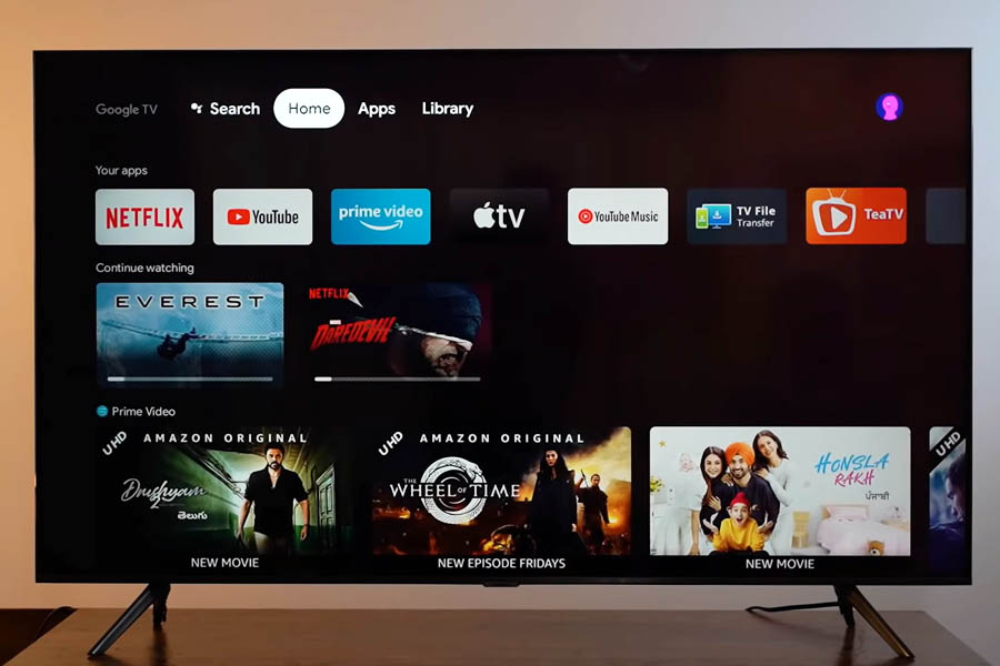 Chromecast with Google TV - UI